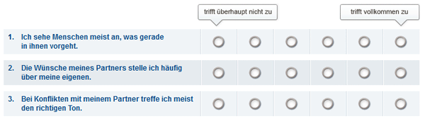 Elitepartner Persönlichkeitstest